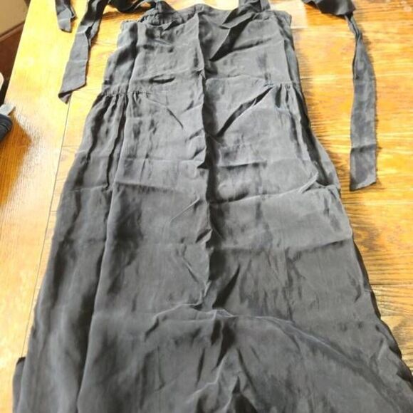 HATCH Kate black bow tie shoulder dress sz 0 (US XS) - Picture 2 of 4